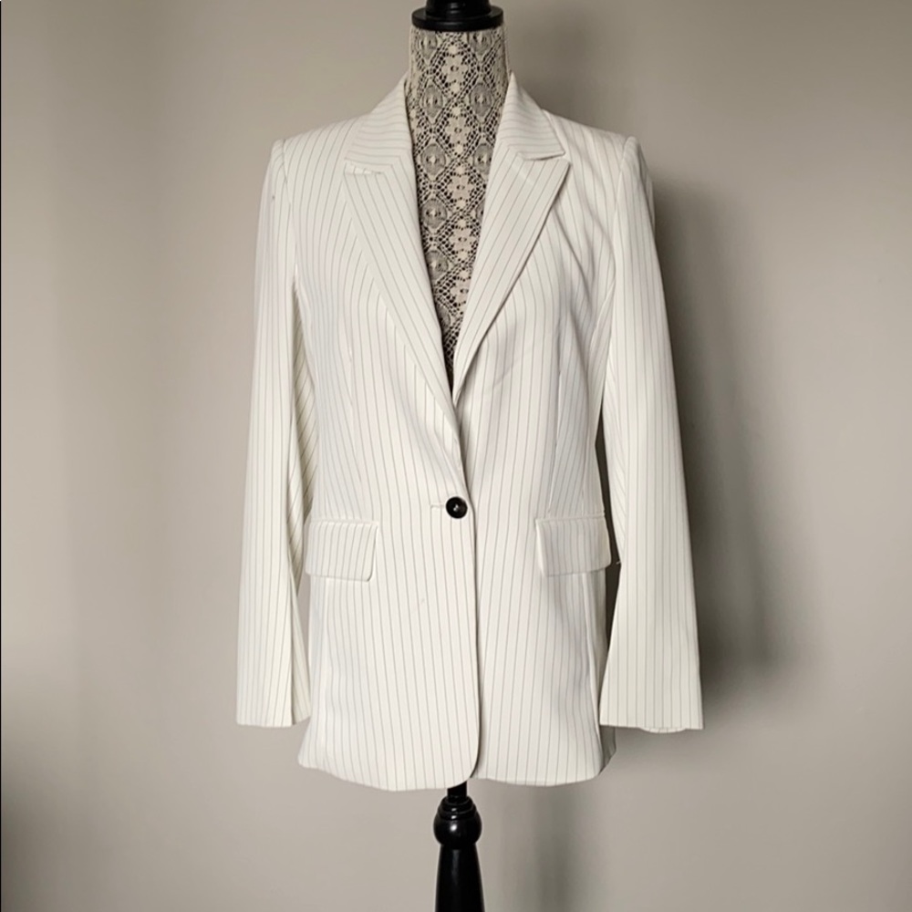 Pinstripe Blazer